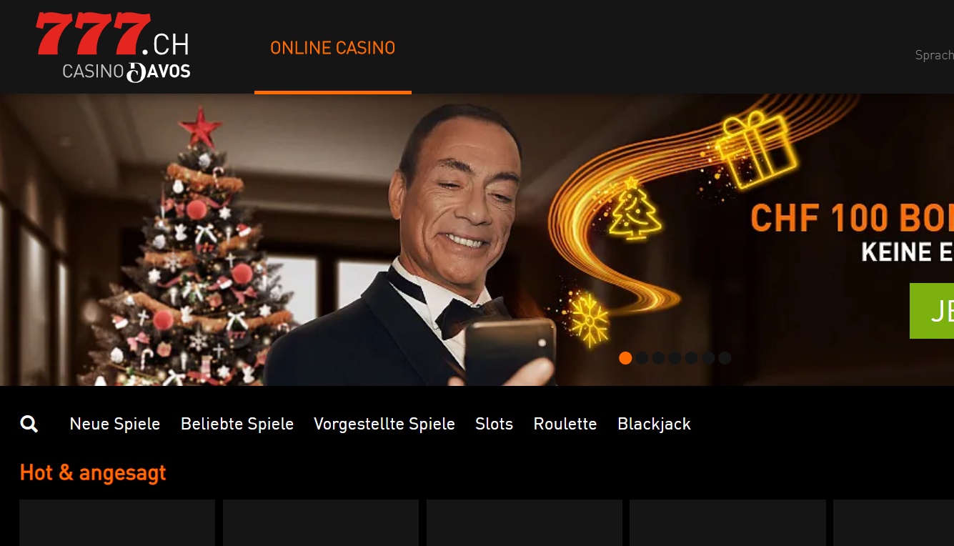 Ein Screenshot vom Casino 777 Casino